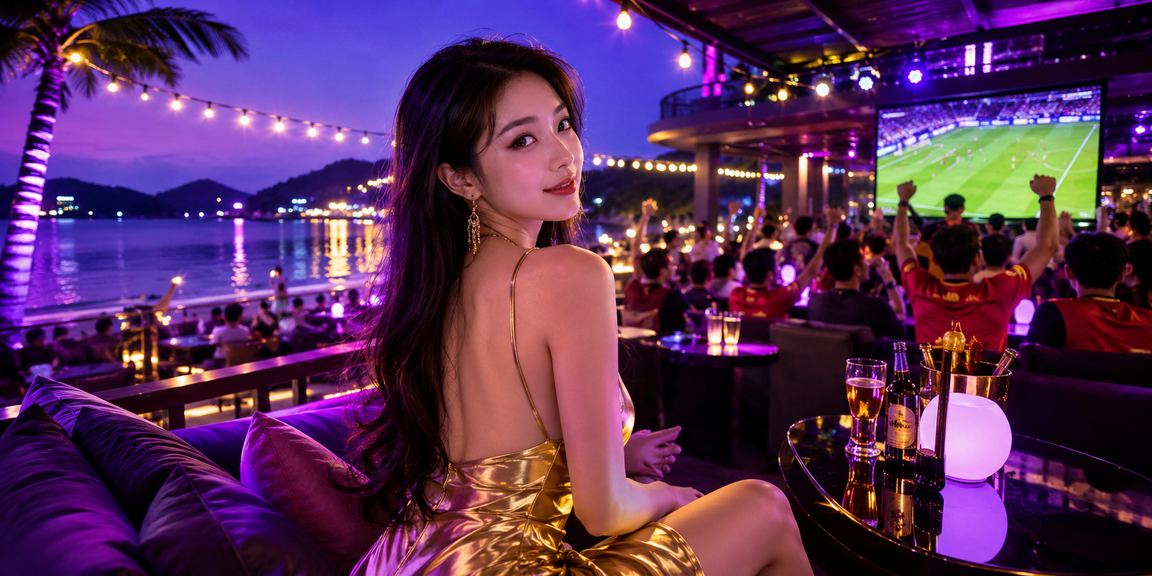 Người chơi tận hưởng trải nghiệm casino tại bãi biển Phú Quốc